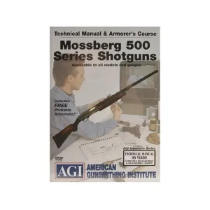 American Gunsmithing Institute (AGI) Technical Manual & Armorer's Course Video "Mossberg 500 Series Shotguns" DVD