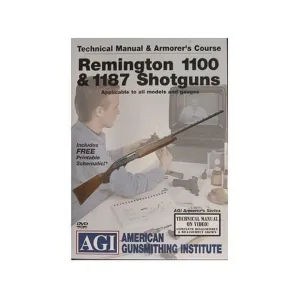 American Gunsmithing Institute (AGI) Technical Manual & Armorer's Course Video "Remington 1100 & 11-87 Shotguns" DVD
