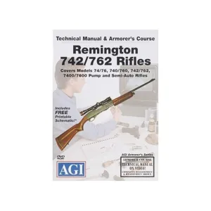 American Gunsmithing Institute (AGI) Technical Manual & Armorer's Course Video "Remington 740/760 Series Rifles" DVD