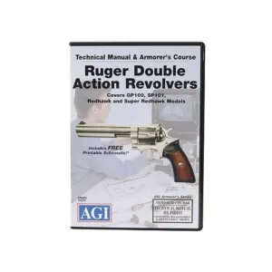 American Gunsmithing Institute (AGI) Technical Manual & Armorer's Course Video "Ruger Double Action Revolvers" DVD