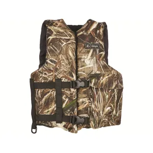 Onyx Adult Sport Life Jacket Universal Realtree Max-5