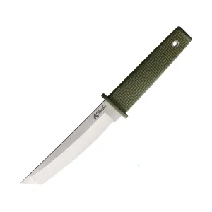 Cold Steel Kobun Fixed Blade Knife 5.5" Tanto Point AUS-8 Satin Blade Kray-Ex Handle OD Green