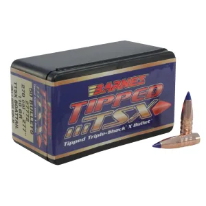 Barnes TTSX (Tipped Triple-Shock X) 6.8mm, 270 Caliber (277 Diameter) Bullets 110 Grain Polymer Tip Box of 50