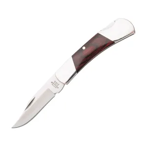 Bear & Son 226R Pocket Knife 2.25" Clip Point Carbon Satin Blade Wood Handle Rosewood