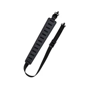 Quake Claw Flush Cup Rifle Sling with Quick Detach Swivel Nylon and Rubber Black