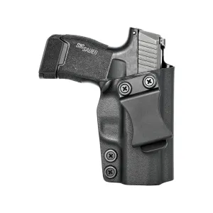 Rounded IWB Holster Right Hand Sig Sauer P365 Kydex Black