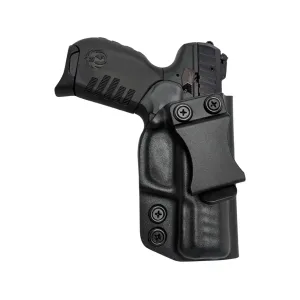 Rounded IWB Holster Right Hand Ruger SR22 with Rail Kydex Black
