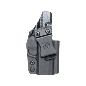 Rounded IWB Holster Right Hand 1911 Officer Kydex Black
