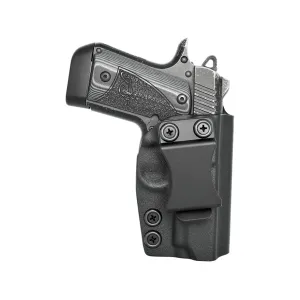 Rounded IWB Holster Right Hand Kimber Micro 9 Kydex Black