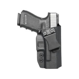 Rounded IWB Holster Right Hand Glock 17, 22, 31, 47 Kydex Black