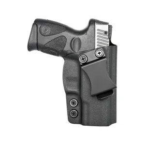 Rounded IWB Holster Right Hand Taurus PT111, PT140, G2, G2C Kydex Black