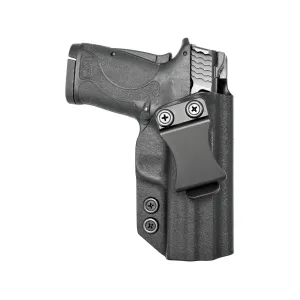 Rounded IWB Holster Right Hand S&W M&P Shield EZ 380 ACP Kydex Black
