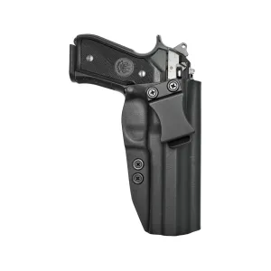 Rounded IWB Holster Right Hand Beretta 92, 92F, 92FS, 96 Kydex Black