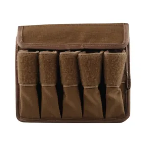 Tuff Products 5-In-Line Magazine Pouch for Glock 17 Nylon Coyote Brown