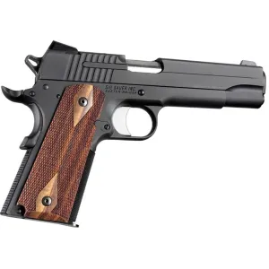 Hogue Grips for 1911 Government, Commander Checkered Goncalo Alves