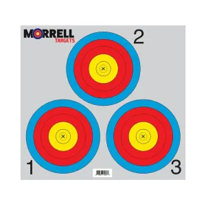 Morrell Paper Archery Target 3 Spot 100PK