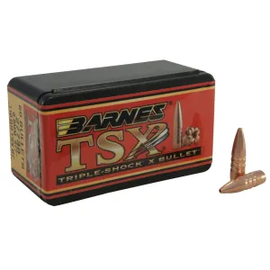 Barnes TSX (Triple-Shock X) 6.8mm, 270 Caliber (277 Diameter) Bullets 110 Grain Solid Hollow Point Box of 50