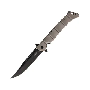 Cold Steel Large Luzon Pocket Knife 6" Clip Point 8Cr13MoV Black Blade GFN Handle Dark Earth