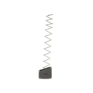 Arredondo Checkered Extended Magazine Base Pad +5 for Glock 20, 21 Nylon Black and 10% Extra Power Spring