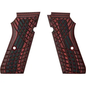 Kimber KDS9c Grips Dark Red/Black