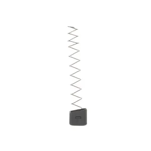Arredondo Checkered Extended Magazine Base Pad +5 for Glock 19, 23 Nylon Black and 10% Extra Power Spring