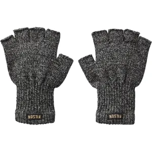 Filson Men's Knit Fingerless Gloves Charcoal Medium