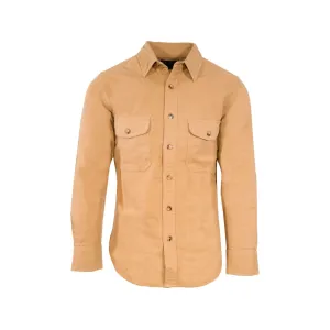 MidwayUSA Men's Chamois Long Sleeve Shirt Buckskin 3XL