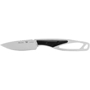 Buck Knives PakLite Cape Fixed Blade Knife 2.75" Drop Point 420HC Satin Blade Nylon Handle Black