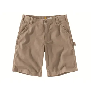 Carhartt Men's Rugged Flex Relaxed Fit Canvas Utility Shorts Tan 36" Waist 11" Inseam