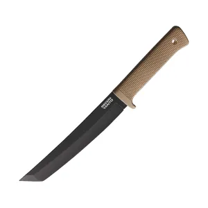 Cold Steel Recon Tanto Fixed Blade Knife 7" Tanto Point SK-5 Black Blade Kray-Ex Handle Desert Tan