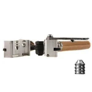 Lee 2 Cavity Combo Bullet Mold 45 Caliber 200 Grain R.E.A.L. and (440 Diameter) Round Ball