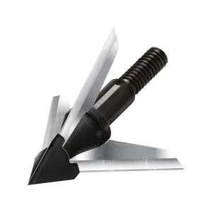 QAD Exodus Swept Blade Crossbow 125 Grain Fixed Blade Broadhead