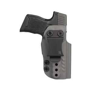 N8 Tactical Xecutive IWB Holster Right Hand S&W M&P Shield EZ, Equalizer 9mm Kydex Gray
