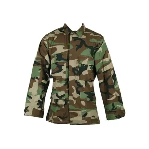 Tru-Spec Men's BDU Jacket Woodland Camo Large