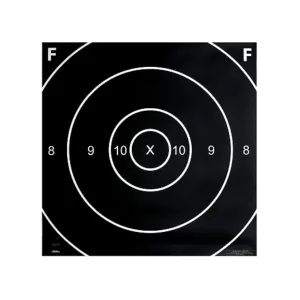 NRA Official F-Class Rifle Target Repair Center LR-FC 1000-Yard Paper 100PK