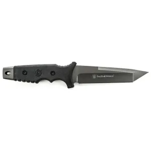 Smith & Wesson Special Ops Fixed Blade Knife 5.2" Tanto Point 9Cr17 Black Blade Polymer Handle Black