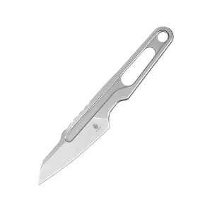 Kizer Cobber Fixed Blade Knife 2.89" Sheepsfoot D2 Stonewashed Blade D2 Tool Steel Handle Satin