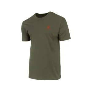 Beretta Men's Legacy Short Sleeve Crew Neck T Shirt Military Green Medium
