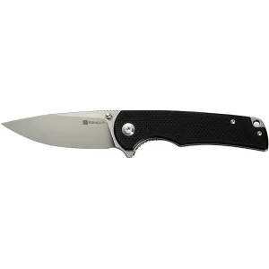 Sencut Praktisk Pocket Knife 3.59" Drop Point 9Cr18MoV Satin Blade G-10 Handle Black