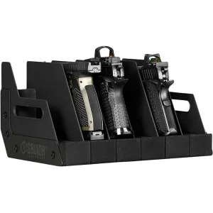 Savior Equipment 6-Slot Pistol Rack Black