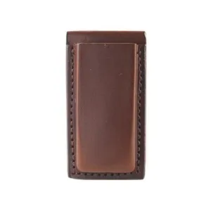 Bianchi 20A Open Magazine Pouch for Glock 20, 21, HK USP, Para-Ordnance P12, P13, P14, P16 Leather Tan