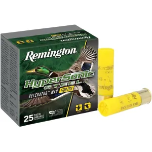 Remington HyperSonic Waterfowl 20 Gauge Ammo 3" #2 Steel Shot 7/8 oz Box of 25