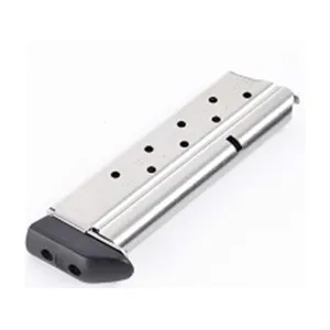 CM Products Match Grade Magazine with Base Pad 1911 Government, Commander 9mm 9-Round Stainless Steel