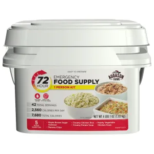 Augason Farms 72-Hour 1-Person Emergency Food Supply Kit 4 lbs