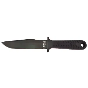 Bear & Son Bear Edge 108 Bowie Fixed Blade Knife 5" Clip Point 440 Black Blade G-10 Handle Black