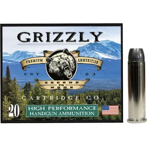 Grizzly Cartridge Bear Load 357 Magnum Ammo 180 Grain Flat Nose Box of 20