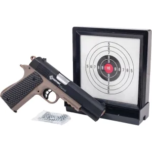 Crosman Classic 1911 Single Shot 177 Caliber BB Air Pistol with Target