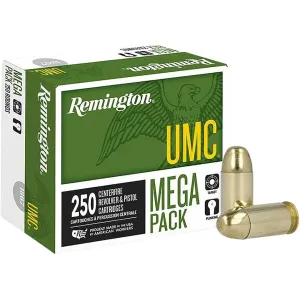 Remington UMC 45 ACP Ammo 230 Grain Full Metal Jacket Case of 1000 (4 Boxes of 250)
