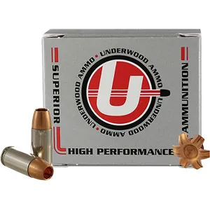 Underwood 9mm Luger Ammo 70 Grain Lehigh Maximum Expansion Solid Hollow Point Lead Free Box of 20