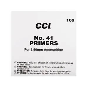 CCI Small Rifle 5.56mm NATO-Spec Military Primers #41 Case of 5000 (5 Boxes of 1000)